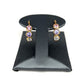 Yellow Gold Multicolor Cubic Zirconia Lever Back Earrings