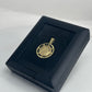 Yellow Gold Nativity Scene Pendant