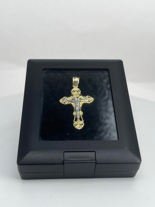 INRI Two-Tone Royal Crucifix