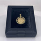 Yellow Gold Nativity Scene Pendant