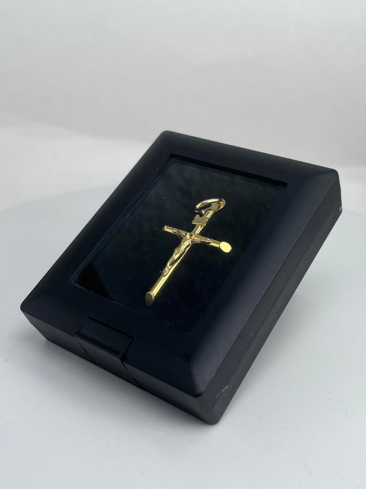 INRI Yellow Gold Crucifix