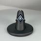 White Gold Lab Grown Alexandrite Enamel Ring