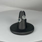 White Gold Fancy Cut Sapphires and Diamond Ring