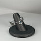 White Gold Fancy Cut Sapphires and Diamond Ring