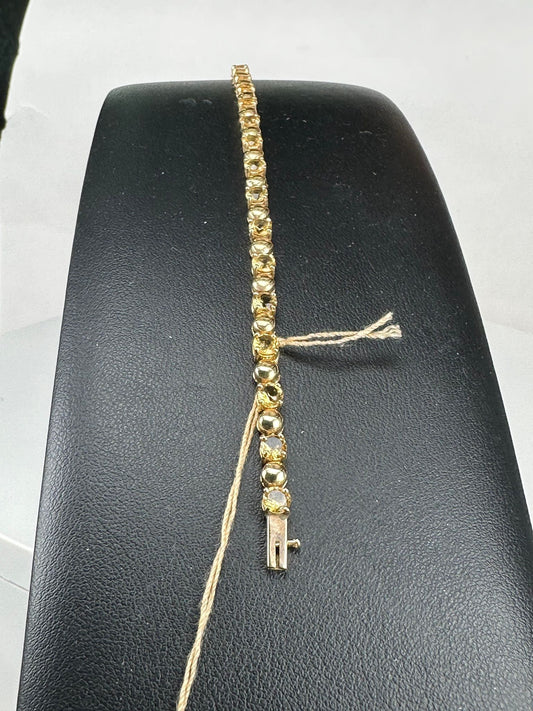 Yellow Gold Citrine Bracelet