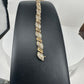 Yellow Gold Diamond Baguette/Round Bracelet