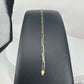 Yellow Gold Paperclip Bracelet