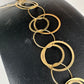 Yellow Gold Circle Link Bracelet