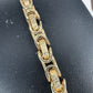 Yellow Gold Men's Fancy Link Bracelet