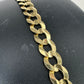 Yellow Gold Curb Link Men's Bracelet