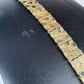 Yellow Gold Nugget Link Bracelet