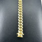 Yellow Gold Men's Cuban Link Bracelet