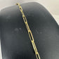 Yellow Gold Paperclip Bracelet