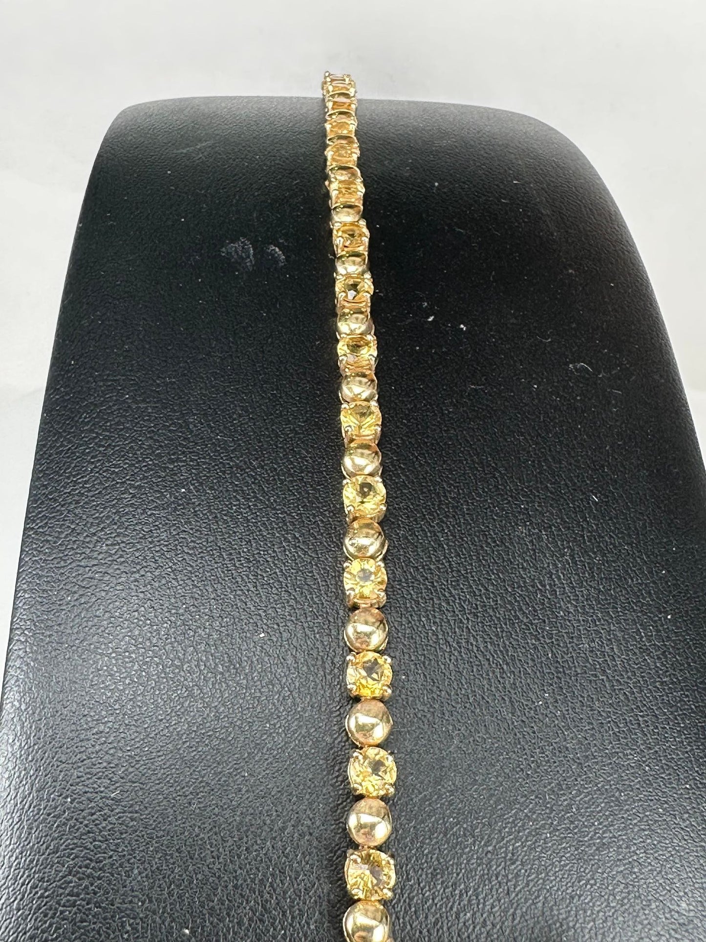 Yellow Gold Citrine Bracelet