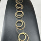 Yellow Gold Circle Link Bracelet