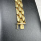 Yellow Gold Tri-Link Bracelet