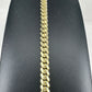 Yellow Gold Men's Cuban Link Bracelet