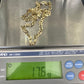 24" Yellow Gold Solid Flat Mariner Link Chain
