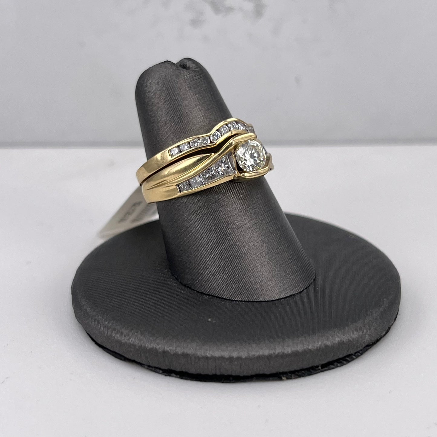 Yellow Gold Engagement Ring Set