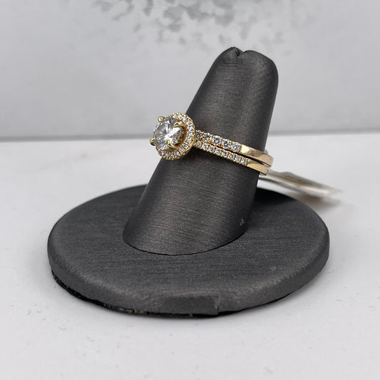 Yellow Gold Wedding Set